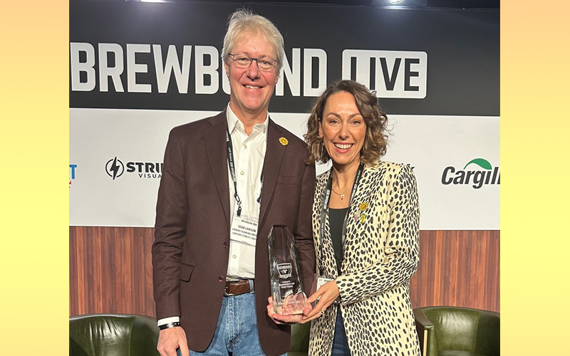 Lawson’s founder Sean Lawson and CEO Adeline Druart.