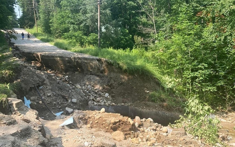 2023 Severe flooding  - Ludlow - Photo by Amanda Youngsman