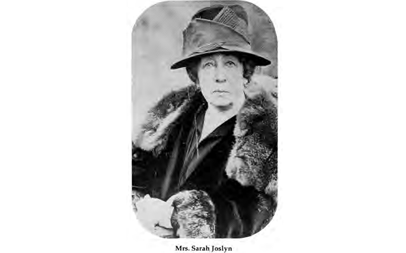 Mrs.  Sarah Joslyn