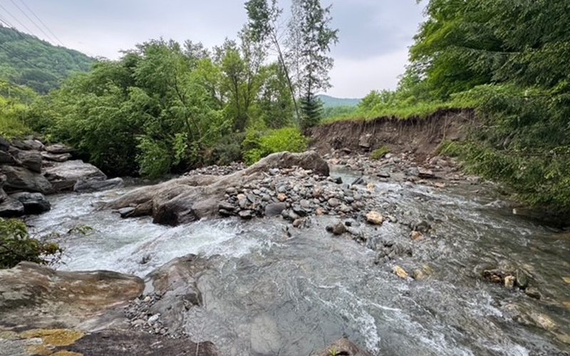 Clay Brook Erosion