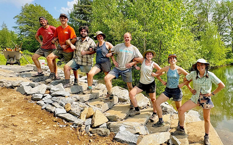 Northern Forest Canoe Trail’s (NFCT) stewardship crew