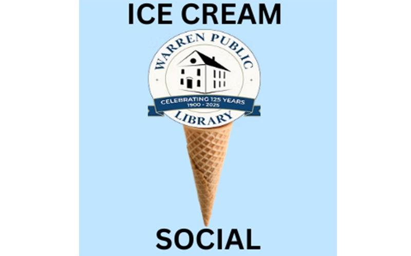 Warren Public Library 125th anniversary ice cream social