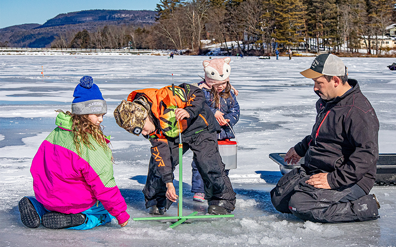 Ice Fishing by VTF&W