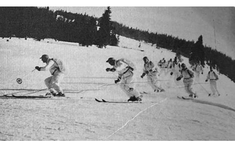 90 pound Rucksack Skiers