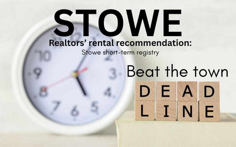 Stowe Short-Term Rental Registry