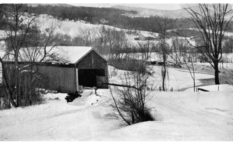 Meadow Covered Bridge from Waitsfield Historical Society