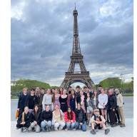 HU students and chaperones visit France for April break