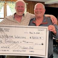 Peter Woolson wins the Mad Reverse Raffle