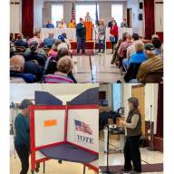 Duxbury voters pass the slate via drive-thru voting