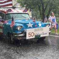 It rained on our parade! A festive Fourth featuring floats, fun, food and dancing